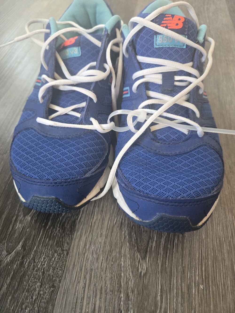 New Balance 550 v3 Womens Blue Running Shoes Great Condition Womens 8.5 - Picture 5 of 8
